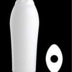 400 ml HDPE Reverse Tapered, Oval, 21mm Snap On, ,