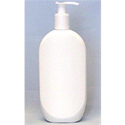 14 oz HDPE 25%PCR Straight Sided, Oval, 28-415, ,