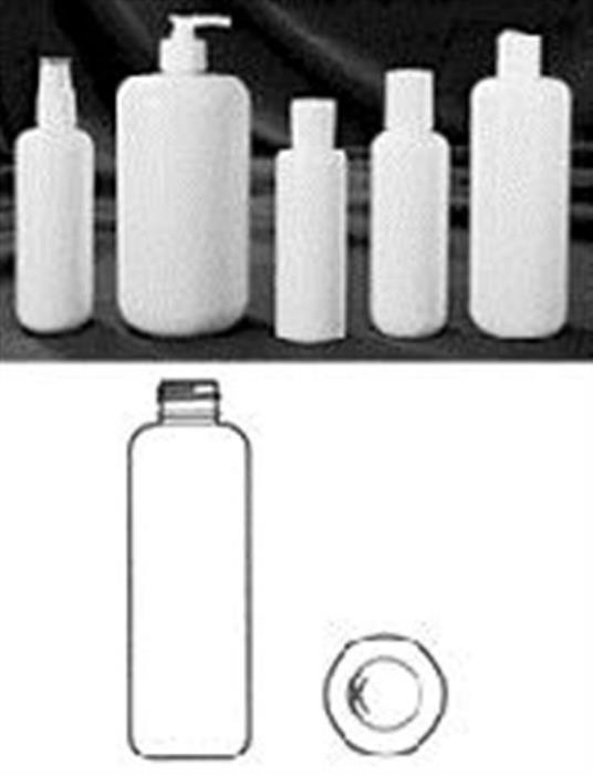 500 ml HDPE Cylinder, Round, 24-410,