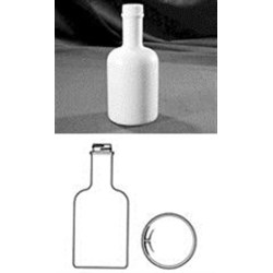 16 oz HDPE Long Neck, Round, 28-400, ,