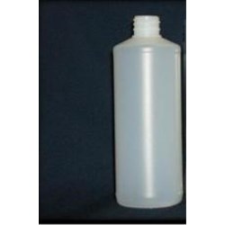 16 oz HDPE Cylinder, Round, 28-410, Label Indent
