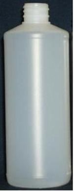 15 oz HDPE Cylinder, Round, 28-410, Straight Sided