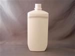 16 oz HDPE Straight Sided, Oval, 28-410, Label Indent Flamed