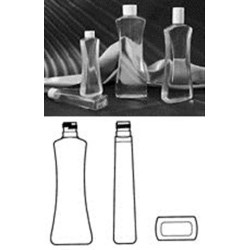 16 oz PVC Pinch, Oblong, 28-415, ,