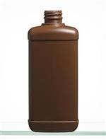 16 oz HDPE Straight Sided, Oblong, 28Kerr, Label Indent