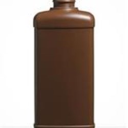 16 oz HDPE Straight Sided, Oblong, 28Kerr, Label Indent