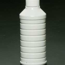 16 oz Barex Modern Rd, Round, 28, Ribbed/Fluted Label Indent