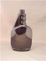 16 oz PET 25% PCR Sprayer, Oval, 28-400Ratchet, Ringed
