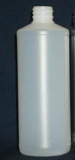 16 oz HDPE Cylinder, Round, 38-400, Straight Sided Heavy Weight