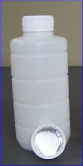 16 oz HDPE Jar, Round, 38-400, W/Cap Ribbed ,