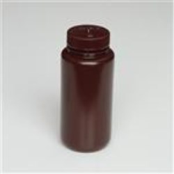 500 ml LDPE Cylinder, Round, 53-415, W/ Cap Attached ,