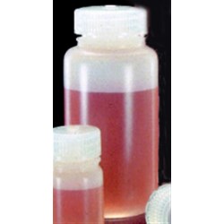 16 oz HDPE Cylinder, Round, 53-415, W/Cap Attached ,