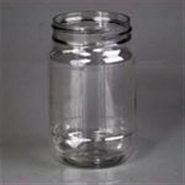 16 oz PET Jar, Round, 70-450,