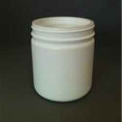 500 ml HDPE Jar, Round, 89Pano, Straight Sided