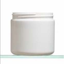 16 oz HDPE Jar, Round, 89-400, Straight Sided