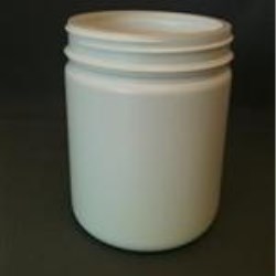 565 cc HDPE Jar, Round, 89Pano, Heavy Weight