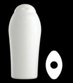 600 ml HDPE Reverse Tapered, Oval, 21mm Snap On ,