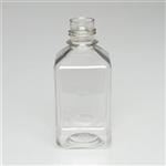 650 ml PET Straight Sided, Square, 38-430, Sterile W/Cap Attached ,