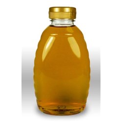24 oz PET Convex, Oval, 38-400, Ribbed/Fluted ,