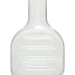 24 oz PET Long Neck, Oblong, 38-490, Ribbed/Fluted ,