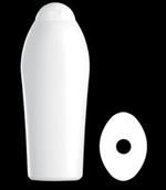 750 ml HDPE Reverse Tapered, Oval, 21mm Snap On ,