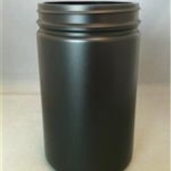 750 ml HDPE Jar, Round, 89Pano, Straight Sided