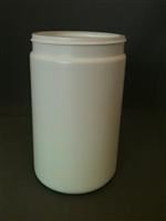 750 ml HDPE Jar, Round, 89-400, Straight Sided