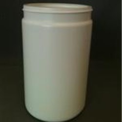 750 ml HDPE Jar, Round, 89-400, Straight Sided