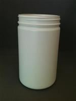 750 cc HDPE Jar, Round, 89Pano, Straight Sided