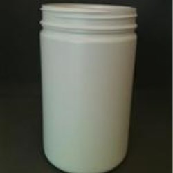750 cc HDPE Jar, Round, 89Pano, Straight Sided