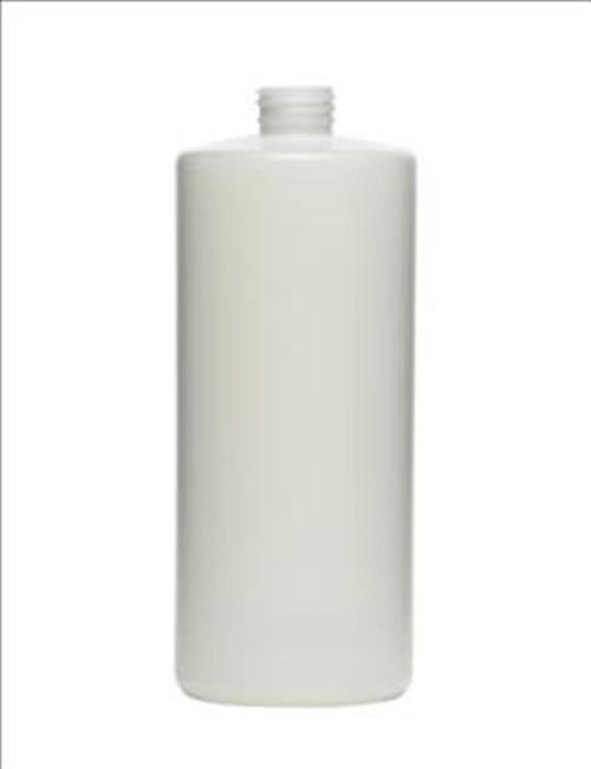 32 oz HDPE Cylinder, Round, 28-400,