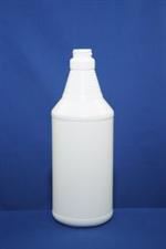 32 oz HDPE Carafe/Decanter, Round, 28-405Special, Label Indent