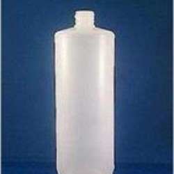 32 oz HDPE Cylinder, Round, 38-400, Label Indent
