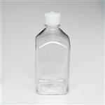 1000 ml PETG Straight Sided, Square, 38-430, Non-Sterile W/Cap Attached ,