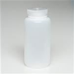 1000 ml HDPE Jar, Round, 63-415, W/ Cap Attached