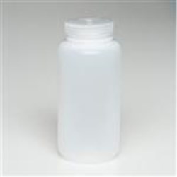 1000 ml HDPE Cylinder, Round, 63-415, W/ Cap Attached ,