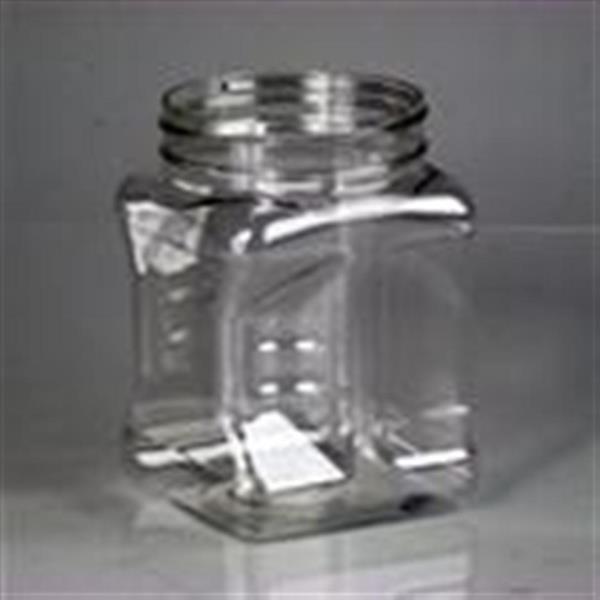 32 oz PET Jar, Square, 89-400,