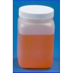 32 oz HDPE Jar, Square, 89-400,
