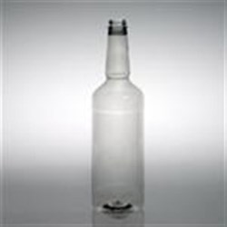 1 ltr PET Long Neck, Round, 28-400, Label Indent ,