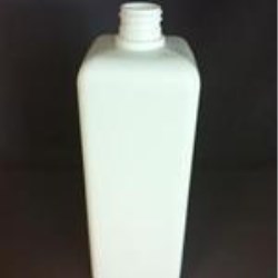 1 ltr HDPE Straight Sided, Square, 28-410, ,