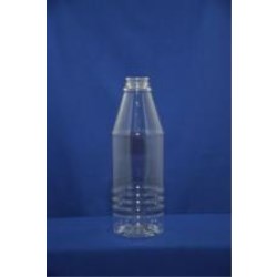 1 ltr PET Tapered, Round, 38-400Tamper Evident, Fluted