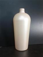 34 oz HDPE Reverse Tapered, Oval, 28-410, Round Shoulder "Keralove Step 3 Hair Mask"