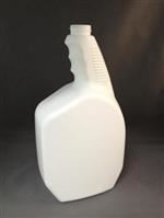 40 oz HDPE Sprayer, Oblong, 28-400, Pistol Grip Grip