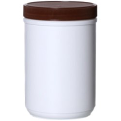 40 oz HDPE Jar, Round, 100-400Special, ,