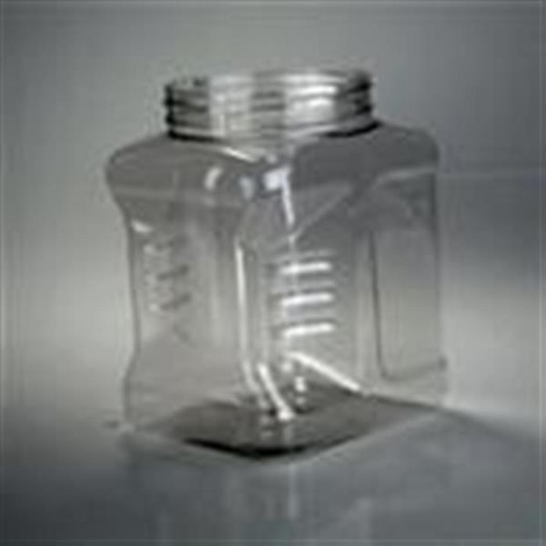 87 oz PET Jar, Square, 110-400, Grip
