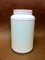 3000 cc HDPE Jar, Round, 110-400, Label Indent