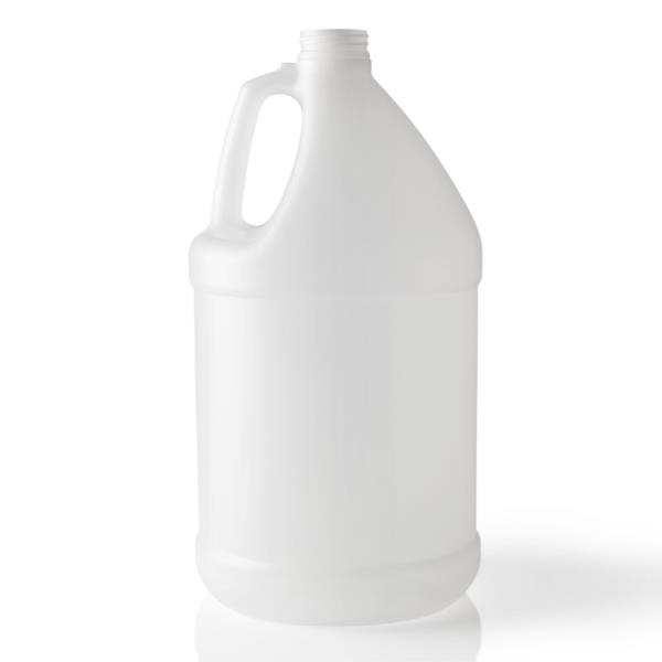 1 gal HDPE Handleware, Round, 38-400NBO, Label Indent