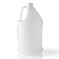 1 gal HDPE Handleware, Round, 38-400NBO, Label Indent