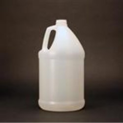 1 gal HDPE Handleware, Round, 38-400, Label Indent