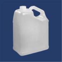 1 gal HDPE Handleware, Oblong, 45-400, Slant Handle